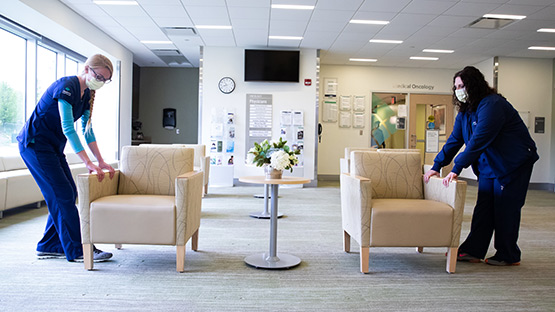 AHN nurses making waiting rooms safe