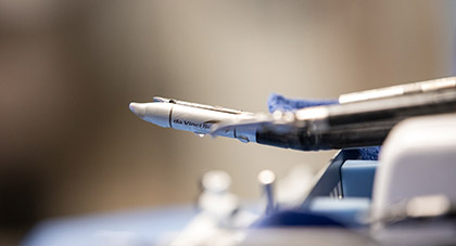 Image of a robotic surgery tool