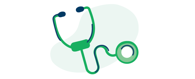 illustration of a doctor's stethoscope