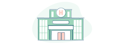  illustration of a hospital