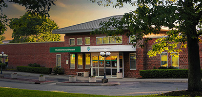 image of the exterior of Westfield Memorial Hospital