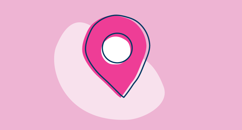 Illustration of a location marker