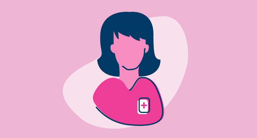 Illustration of a nurse