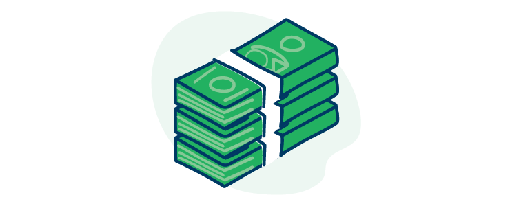 illustration of money