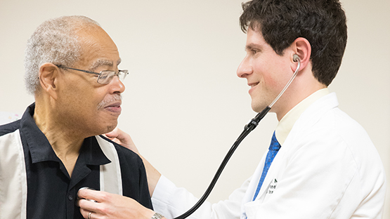ahn doctor checking vitals of his patient