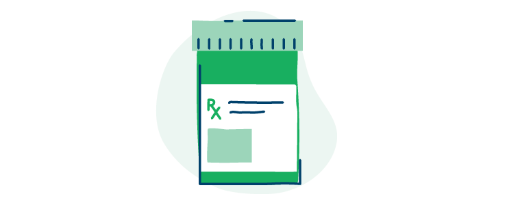 illustration of a prescription bottle