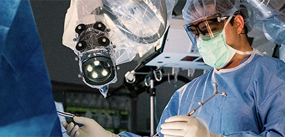 neuroscience surgeon focusing on procedure