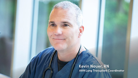 image of lung transplant coordinator Kevin Nauer