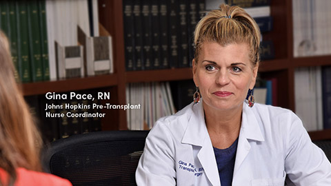 image of transplant support team Gina Pace